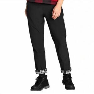 EXCELLENT CONDITION SIZE 12 EDDIE BAUER FLEXION POLAR FLEECE-LINED PULL-ON PANTS